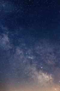 nature sky night milky way
