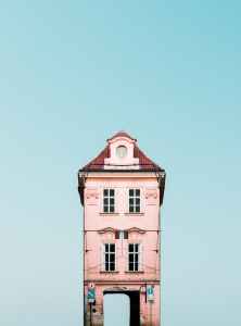 two storey house with attic