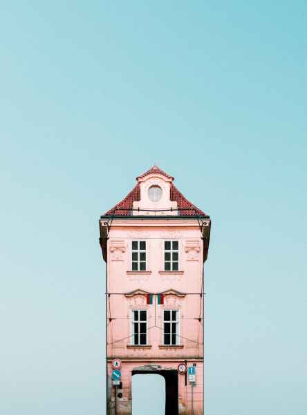 two storey house with attic