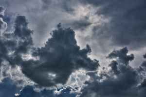 photography of dark clouds